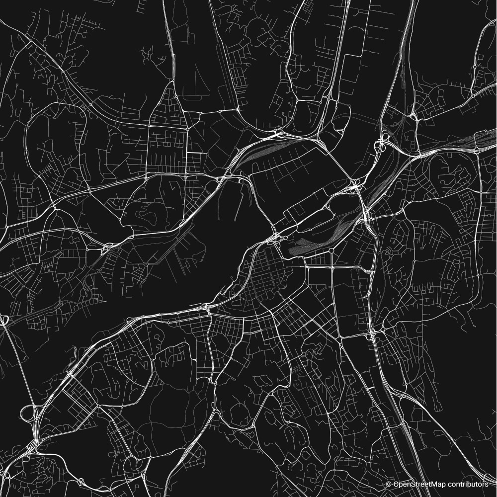 Map view around the studio location