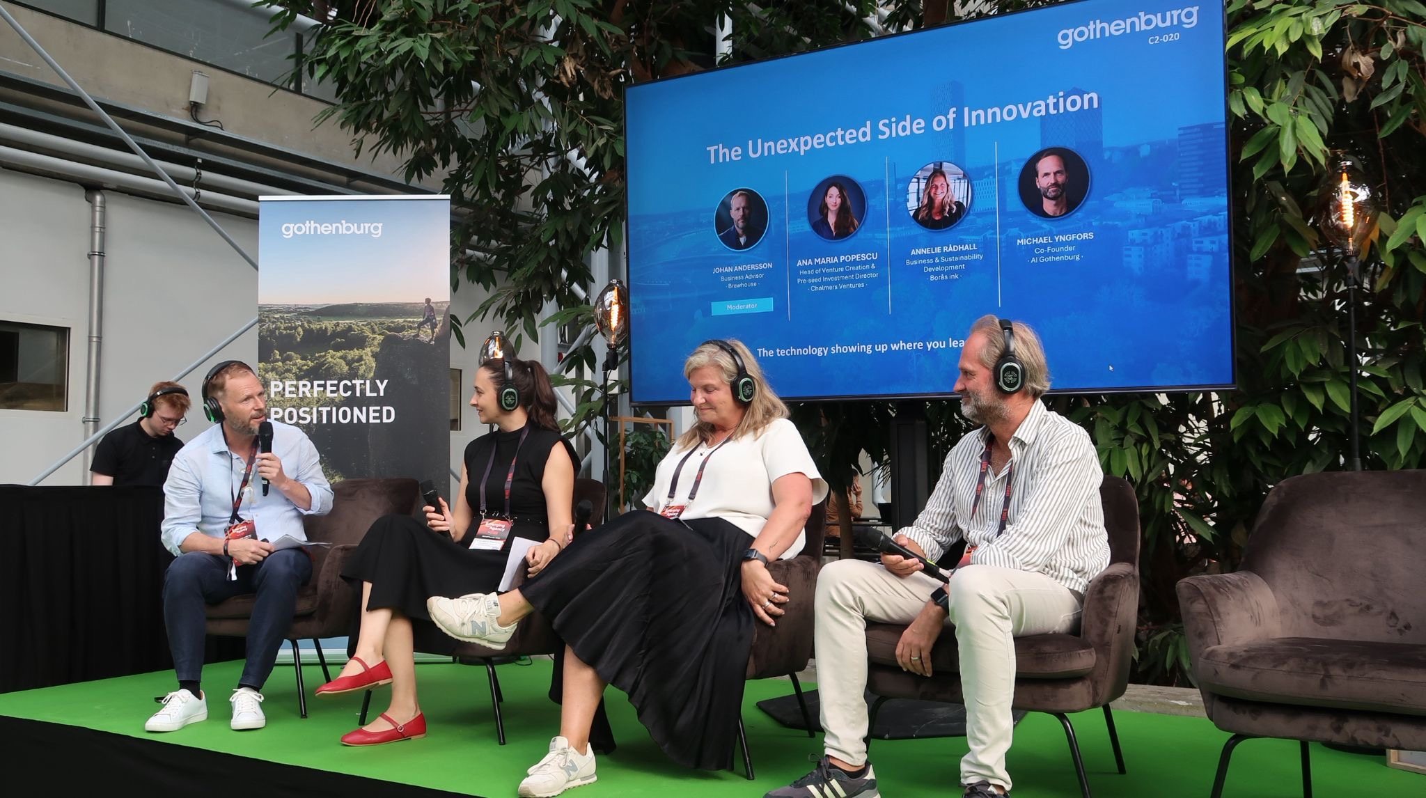 The Unexpected Side of Innovation panel at TechBBQ Copenhagen